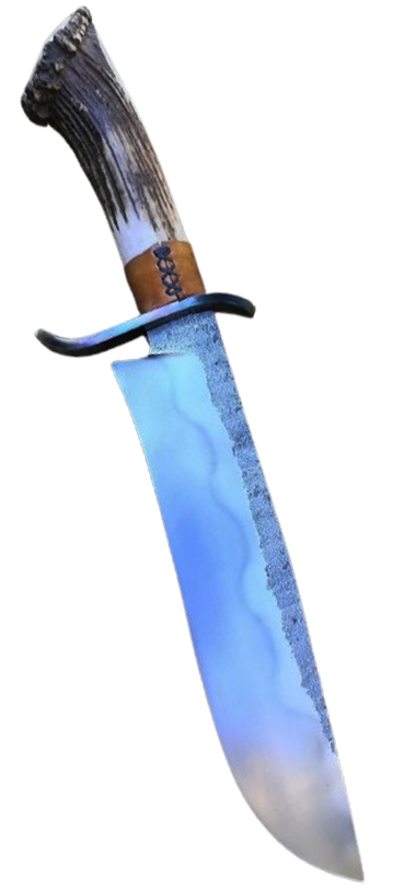 Antler Bowie Knife -huntingknife.us