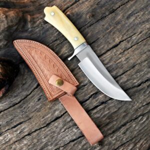 Handmade D2 bone handle knife for sale